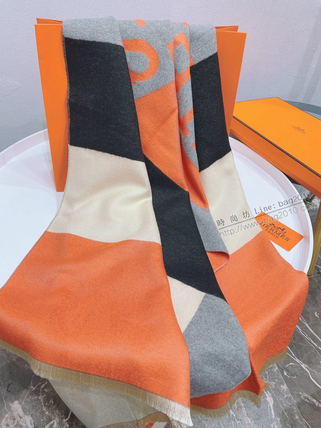 Hermes2021新款圍巾 愛馬仕經典馬拉車圖案女士圍巾披肩  mmj1013